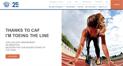 Desktop Screenshot of challengedathletes.org